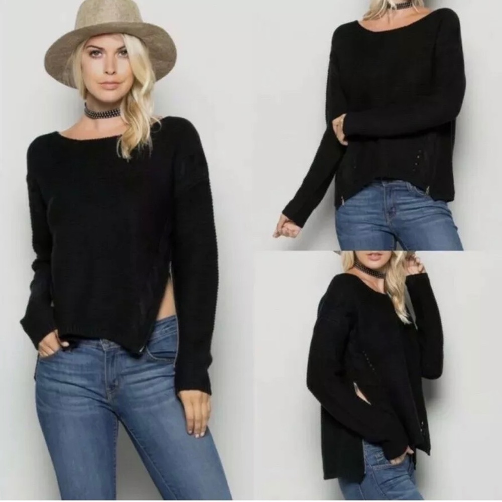 ⚾️Millibon Size Zip Long sleeve sweater